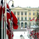 Oslo's main street, Karl Johan, decorated with Norwegian flags for the celebration (Photo: Heiko Junge, Scanpix)