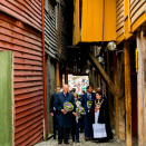 Byvandring på Bryggen. Foto: Vegard Wivestad Grøtt / NTB scanpix