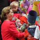 In Rektorhagen 300 children took part in the birthday celebrations. They had made their own gifts for The Queen (Photo: Alf Ove Hansen / Scanpix)