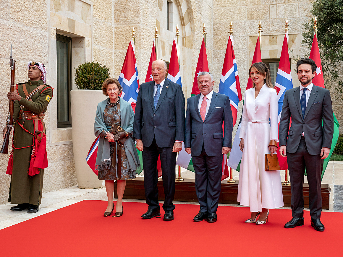 Intervenere gateway Slibende State visit to Jordan - The Royal House of Norway