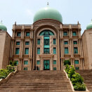 The welcoming ceremony took place outside Dataran Perdana (the Prime Minister's residence) i Putrajaya (Photo: Gorm Kallestad / Scanpix)