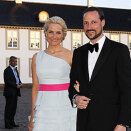16 April: The Crown Prince and Crown Princess attend the celebration of Queen Margrethe of Denmark's 70th anniversary (Photo: Håkon Mosvold Larsen / Scanpix)