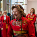 Dronning Sonja åpner nye Norway House Minneapolis. Publisert 18.10.2022. Bildene er kun til redaksjonell bruk - ikke for salg, og kan benyttes fritt mot kreditering. Foto: Simen Løvberg Sund, Det kongelige hoff