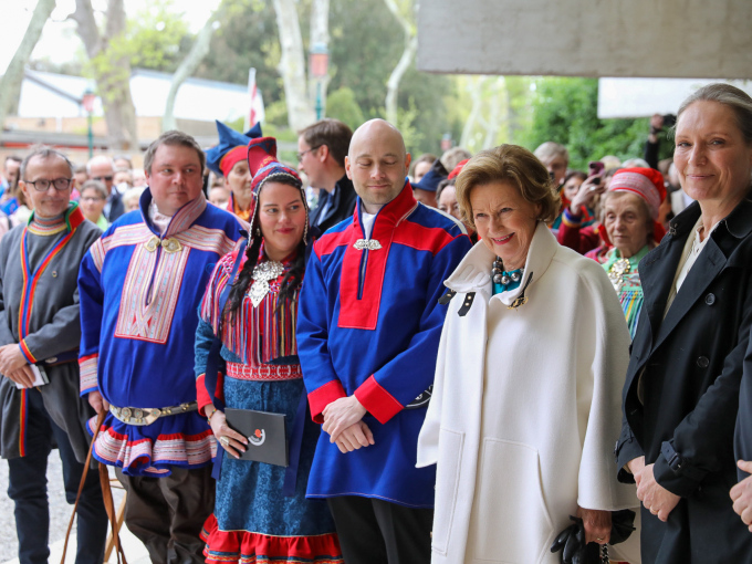 Queen Sonja opens the exhibition 