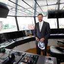 The Crown Prince on board the Polarcus Asmia (Photo: Lise Åserud / Scanpix)
