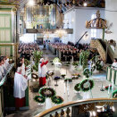 4 April:  The King and Queen attend the funeral service of the Norwgian actress Wenche Foss, Oslo Cathedral (Photo: Scanpix)