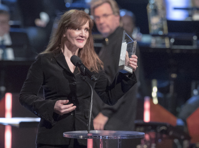 The Nordic Council Literature Prize 2018 was awarded to Iceland's Auður Ava Ólafsdóttir. Photo: Terje Pedersen / NTB scanpix.