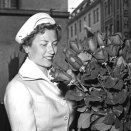 Princess Astrid arrives at the opening of the arts and craft exhibition Forum, 1956 (Photo: Scanpix)