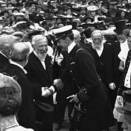 From the coronation journey: King Haakon in Hamar (Photo: Jens Carl Frederik Hilfling-Rasmussen, The Royal Court Archives)