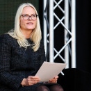 14 September: Crown Princess Mette-Marit opens Oslo Book Festival by reading from a novel by Rainer Maria Rilke (Photo: Håkon Mosvold Larsen / NTB scanpix)