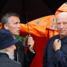 24 July:The King and Queen with Prime Minister Jens Stoltenberg inspect the Government quarter after the explosion (Photo: Wolfgang Rattay / Reuters)