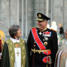 2 October: The King attends the inauguration of the new Praeses during the Church of Norway Bishops' Conference (Photo: Ned Alley / Scanpix)