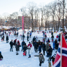 Folkeliv på Slottsplassen: Foto: Audun Braastad / NTB scanpix
