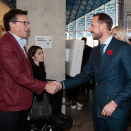 Johan Olav Koss var blant deltakerne på Ryerson University. Foto: Lise Åserud, NTB scanpix