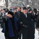 Kongefamilien på vei fra Slottsplassen til festforestillingen i Universitetets aula. Foto: Sven Gj. Gjeruldsen, Det kongelige hoff