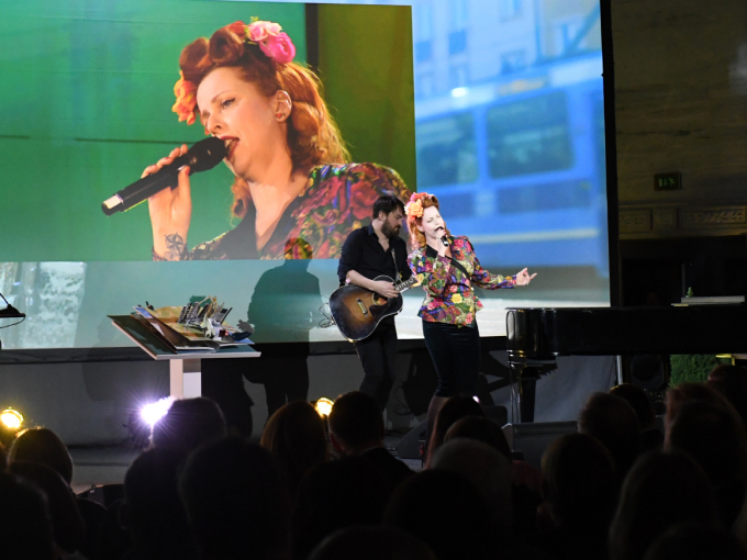 Silya was among the artists performing this afternoon. Photo: Sven Gj. Gjeruldsen, the Royal Court