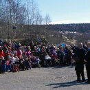 30 April: King Harald vistis Holtålen - one of the municipalites that was hit by flood in 2011. (Photo: Sven Gj. Gjeruldsen, the Royal Court)