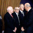 22 November: King Harald attends the centennial of D/S Hestmanden in Kristiansand - the last of the ships that sailed in the Nortraship fleet during WW II (Photo: Tor Erik Schrøder / Scanpix)