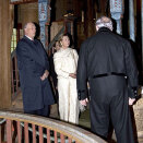 King Harald and Queen Sonja visit Høre Stave Church, probably buildt around 1180 (Photo: © AASTA BØRTE)