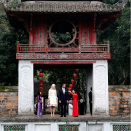 The Temple of Literature dates from 1070 and is dedicated to the Chinese philosopher Confucius. Photo: Lise Åserud, NTB scanpix