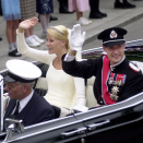 Riding back to The Royal Palace after the ceremony (Photo: Cornelius Poppe, Scanpix)