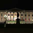 16. oktober: Kongen og Dronningen er vertskap for den tradisjonelle Stortingsmiddagen på Det kongelige slott. Foto: Gorm Kallestad, NTB scanpix.