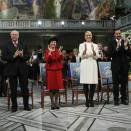 10 December: The Crown Prince and Crown Princess attend the Nobel Peace Prize ceremony (Photo: Bjørn Sigurdsøn, Scanpix)
