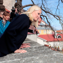 On a walk in Tallinn’s historical Old Town. Photo: Lise Åserud / NTB scanpix