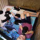 Pictures of the Crown Prince and Crown Princess' family with the nine puppies, July 2013 (Photo: Veronica Melå / Utenfor Allfarvei AS / The Royal Court)