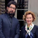27. mai: Dronning Sonja foretar utdelingen av the Queen Sonja Nordic Art Award 2014 til den danske kunstneren Svend-Allan Sørensen (Foto: Sven Gjeruldsen, Det kongelige hoff)