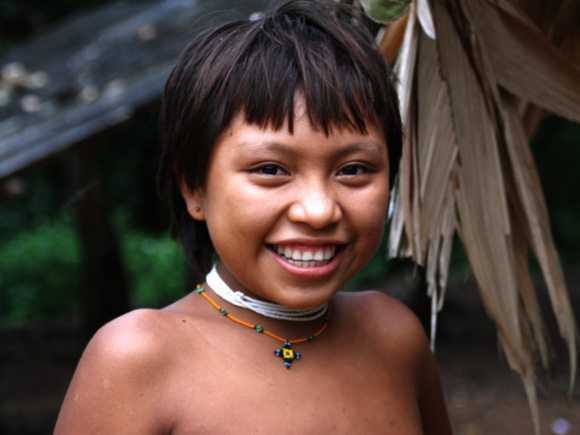 Young Amazon Tribal Girls
