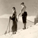 Crown Prince Olav and Crown Princess Märtha at Skaugum 1935 (Photo: A.B. Wilse, The Royal Court Photo Archives)