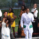 Oslo Soul Children & Oslo Soul Teens sang gjestene farvel. Foto: Sven Gj. Gjeruldsen, Det kongelige hoff