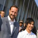 22 April: The Crown Prince attends Dignity Day at Bjørnholt school (Photo: Berit Roald, Scanpix)