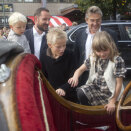 28 August: Crown Prince Haakon, Marius, Princess Ingrid Alexandra and Prince Sverre Magnus attend the anniversary screening of Flåklypa Grand Prix (Photo: Tjere Bendiksby, Scanpix)