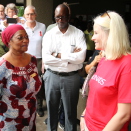 The Crown Princess visits UNAIDS supported programmes in Tanzania. Photo: Christian Lagaard, the Royal Court.