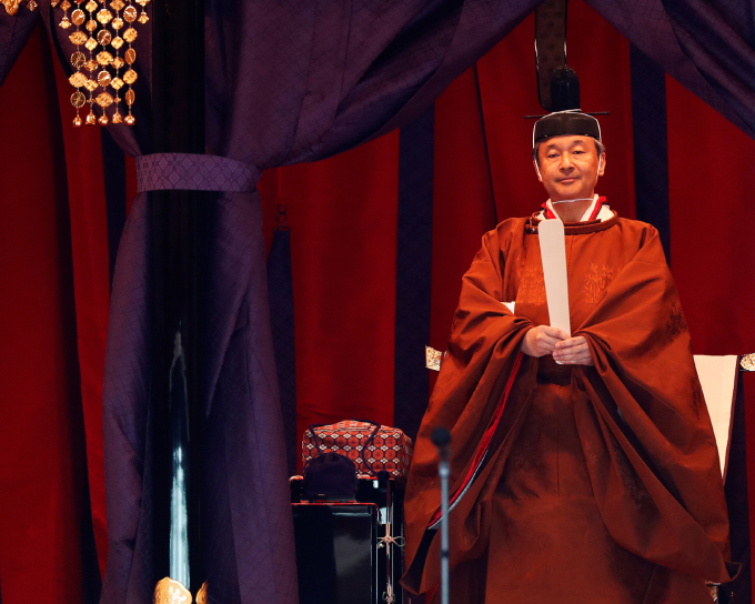 Emperor Naruhito is the 126th Japanese Emperor. Photo: Issei Kato / Reuters / NTB scanpix