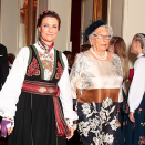 Princess Märtha Louise and Princess Astrid, mrs Ferner arrive, followed by Prince Sverre Magnus, Marius Borg Høiby, The Crown Prince and Crown Princess. Photo: Lise Åserud / NTB scanpix