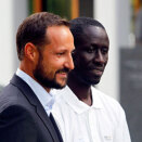23 August: Crown Prince Haakon attends workshop organized by the Nordic Ski World Cup Championships 2011, Project Fellesstart (Photo: Cornelius Poppe / Scanpix)