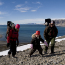 The Crown Prince and Crown Princess' family spent a few weeks on Svalbard - Spitsbergen, June 2008. Handout picture from The Royal Court on the occation og Princess Ingrid Alexandra turning five years old. For editorial use only - not for sale. Photo: Veronica Melå / The Royal Court. Size: 1.36 Mb - 3000 x 1993 px.