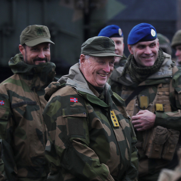 The King and Crown Prince visit exercise