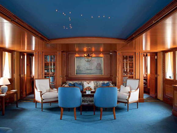 inside danish royal yacht