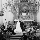 The Ceremony took place in Asker church (Photo: Ntb / Scanpix) 
