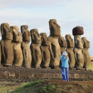 King Harald and Queen Sonja visited Easter Island during Easter 2014. Published 06.10.2014. Handout picture from The Royal Court. For editorial use only, not for sale.  Photo: the Royal Court of Norway. 