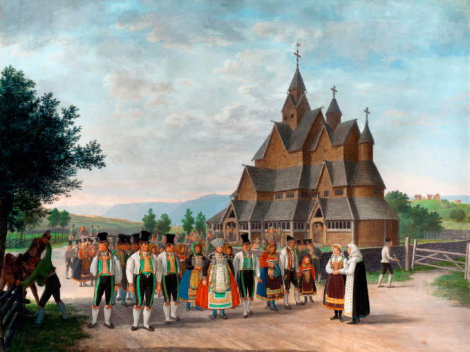 A private collector has provided several works by Johannes Flintoe for this exhibition. Photo: Jan Haug, the Royal Court