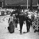 From the coronation journey: The Royal Family at Otta (Photo: Jens Carl Frederik Hilfling-Rasmussen, The Royal Court Archives)