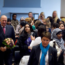 19 September: The King attends the meeting "Don't forget - Benjamin 10 years later" for youth at Holmlia in Oslo (Photo: Heiko Junge / Scanpix)