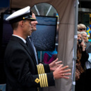 One of the stands gave information on the vessel "Hurtigruta" (Photo: Stella Pictures)