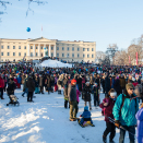 Folkeliv på Slottsplassen: Foto: Audun Braastad / NTB scanpix