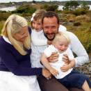 The familiy at Flatholmen August 2008 (Photo: Lise Åserud, Scanpix)